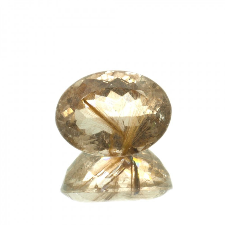 21.02ct. Rutile Quartz Oval Cut