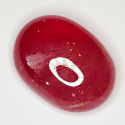 18.16ct Rubin cabochon oval 17.5x12.8mm