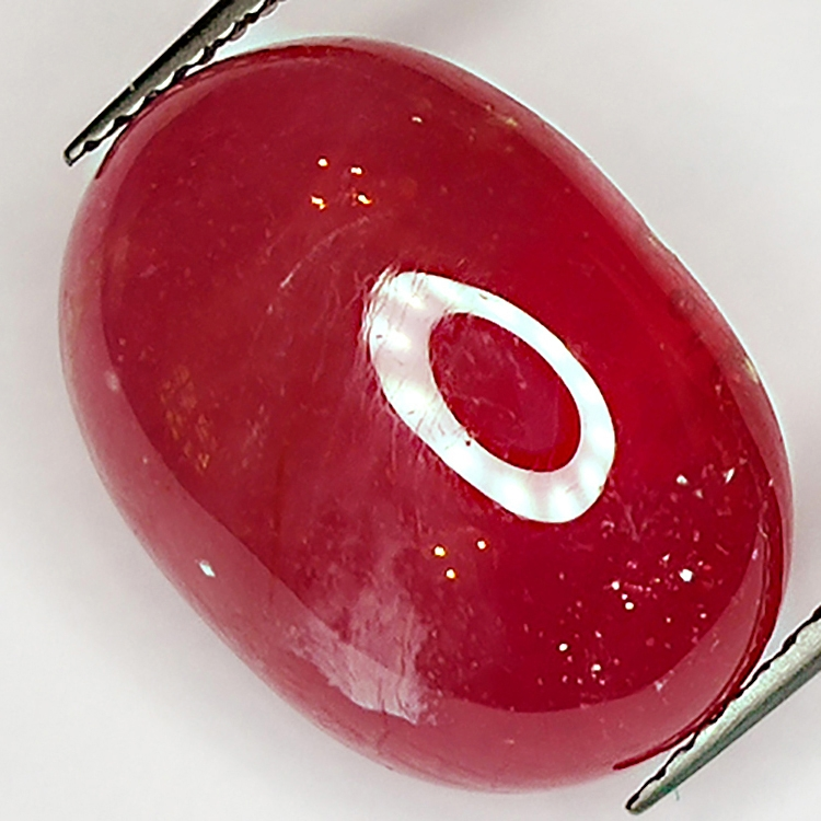 18.16ct Ruby cabochon oval 17.5x12.8mm