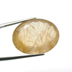 33.74ct. Rutile Quartz Oval Cut