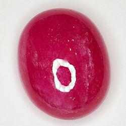 20.12ct Ruby cabochon oval 13.8x13.5mm