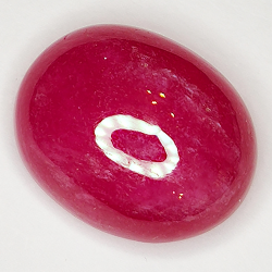 20.12ct Ruby cabochon oval 13.8x13.5mm