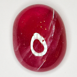 16.75ct Ruby cabochon oval 16.9x13.1mm