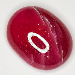 16.75ct Ruby cabochon oval 16.9x13.1mm