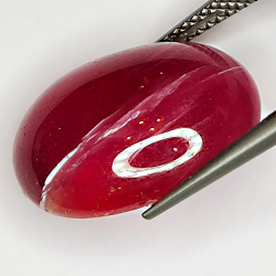 16.75ct Ruby cabochon oval 16.9x13.1mm