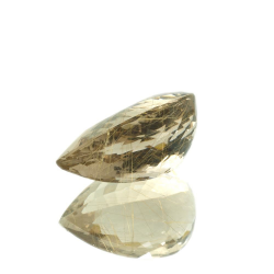 41.04ct. Rutile Quartz Pear Cut