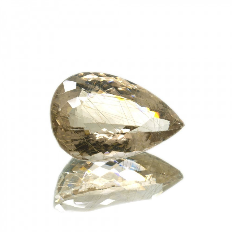 41.04ct. Rutile Quartz Pear Cut