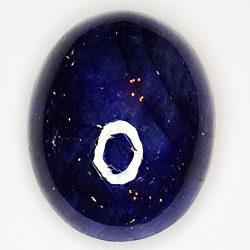 21.40ct Bleu Saphir cabochon ovale 18.5x14.4mm