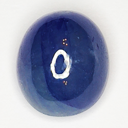 6.85ct Blauer Saphir cabochon oval 10.8x9.3mm