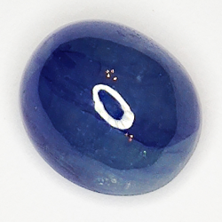 6.85ct Blauer Saphir cabochon oval 10.8x9.3mm