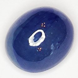 6.85ct Bleu Saphir cabochon ovale 10.8x9.3mm