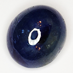 15.25ct Blauer Saphir cabochon oval 14.3x12.4mm