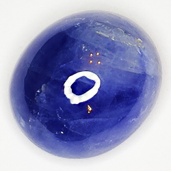 12.95ct Blauer Saphir cabochon oval 14.0x12.4mm