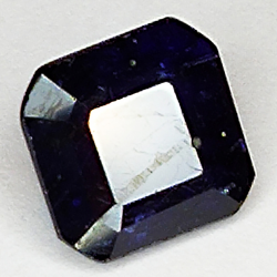 4.48ct Blue Sapphire emerald cut 9.2x8.9mm