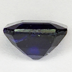 4.48ct Saphir Bleu coupe émeraude 9.2x8.9mm