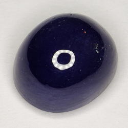 17.89ct Blauer Saphir cabochon oval 14.4x12.0mm