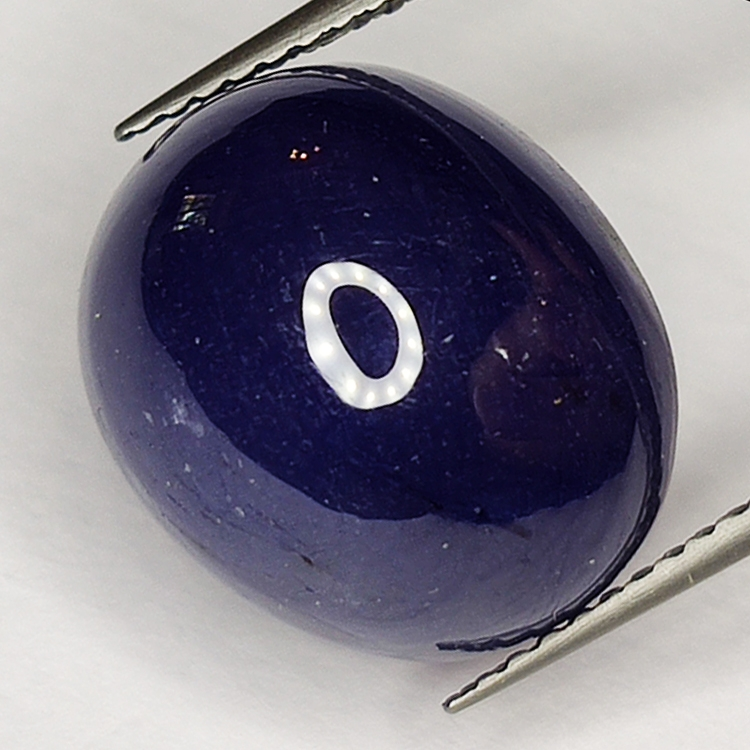 17.89ct Blue Sapphire cabochon oval 14.4x12.0mm