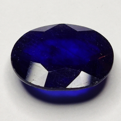 6.61ct Blauer Saphir Ovalschliff 13.5x11.5mm