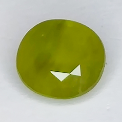 2.70ct Zafiro Verde talla oval 8.4x7.6mm