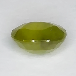 2.70ct Saphir vert coupe ovale 8.4x7.6mm