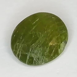 6.29ct Green Sapphire oval cut 9.1x7.5mm