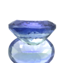 Taglio ovale di tanzanite da 1,23 ct, 7,53 x 5,53 mm