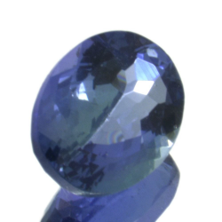 Tanzanite da 1,54 ct, taglio ovale, 8,14 x 6,14 mm