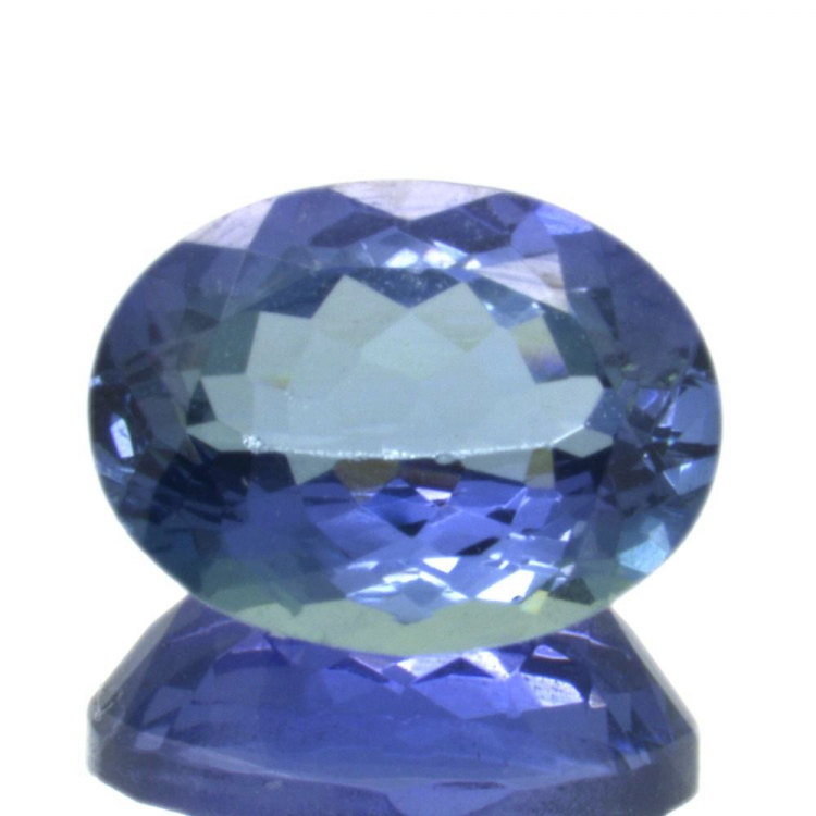 Tanzanite 1,54 ct taille ovale 8,14x6,14 mm