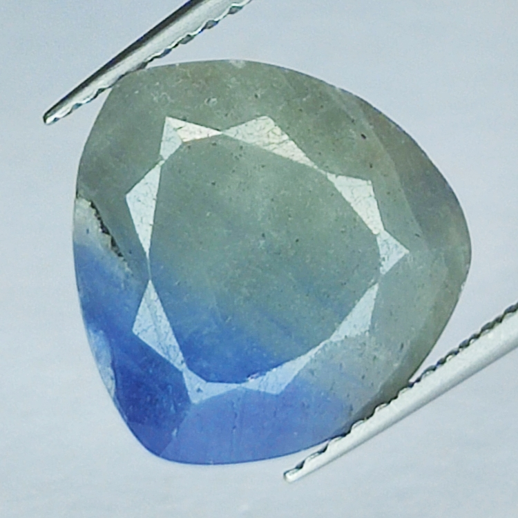 9.20ct Blue Sapphire trilliant cut 12.1x12.0mm