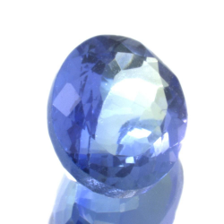 Taglio ovale di tanzanite da 1,45 ct, 8,14 x 6,17 mm