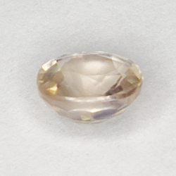 1.14ct Weiß Saphir ovalschliff 6.0x5.3mm