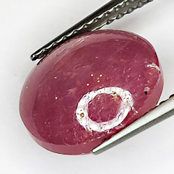 5.35ct Rubin Stern cabochon oval 10.4x8.7mm