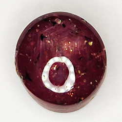 6.00ct Rubis Étoilé cabochon ovale 8.8x8.2mm