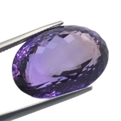 38.41ct Amethyst Oval cut 24.4X17.3mm