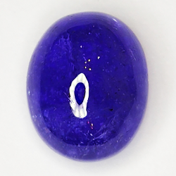 7.26ct Tanzanite cabochon ovale 12.0x9.5mm