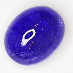 7.26ct Tanzanite cabochon oval 12.0x9.5mm