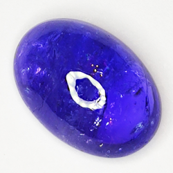 5.28ct Tanzanite cabochon oval 12.7x8.9mm