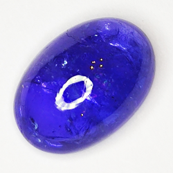 5.28ct Tanzanite cabochon oval 12.7x8.9mm