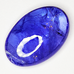 4.94ct Tanzanite cabochon oval 14.5x9.7mm