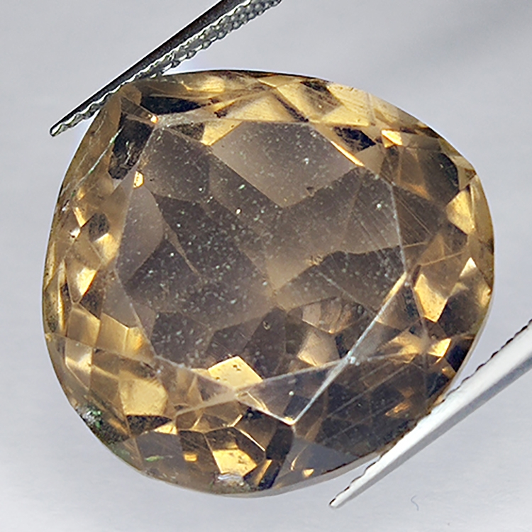 30.42ct Quarzo Fumé taglio pera 20x20mm