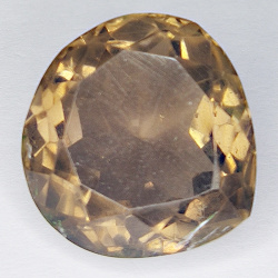 30.42ct Quartz Fumé coupe poire 20x20mm