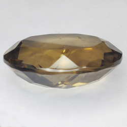 44.26ct Quartz Fumé coupe ovale 28x20mm