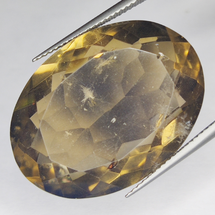 44.26ct Smoky Quartz oval cut 28x20mm