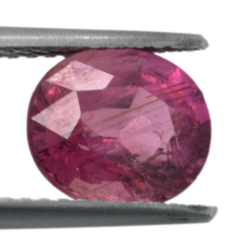 Tourmaline ovale de 2,17 ct, taille 8,47 x 7,31 mm