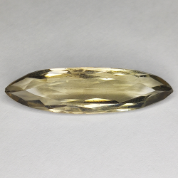 16.57ct Cuarzo Ahumado talla marquís 34x9mm