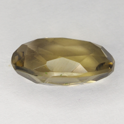 10.06ct Quartz Fumé coupe ovale 18x11mm