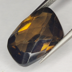 12,78ct Rauchquarz fancyschliff 16x12mm