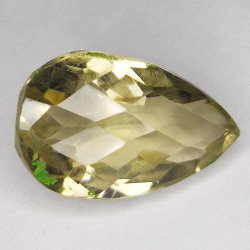 18.20ct Quartz Fumé coupe poire 20x13mm