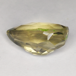 18.20ct Quartz Fumé coupe poire 20x13mm