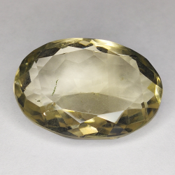 49.46ct Quartz Fumé coupe ovale 29x20mm